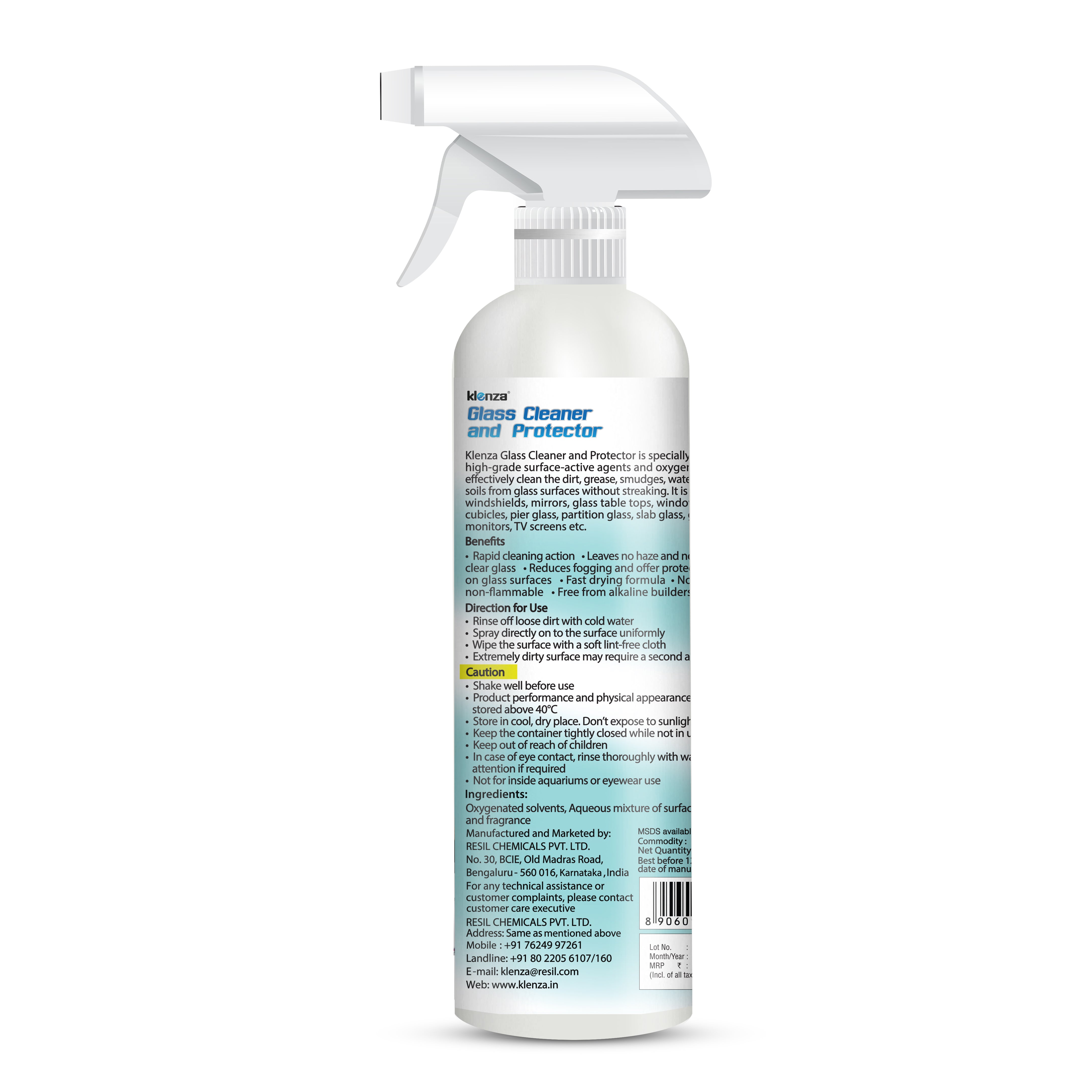 Klenza Glass Cleaner and Protector 500ml