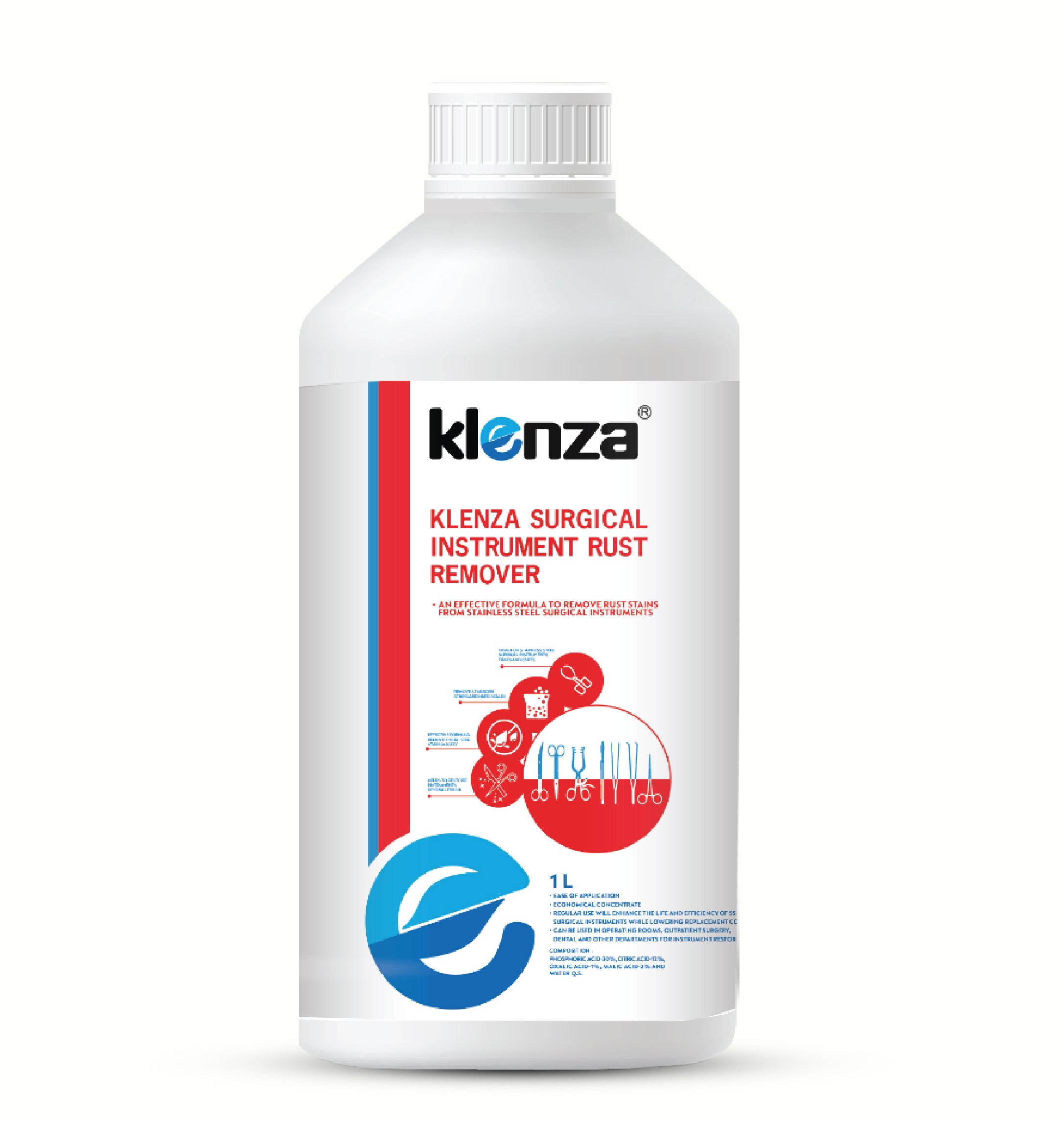 Klenza Surgical instrument Rust Remover 1L