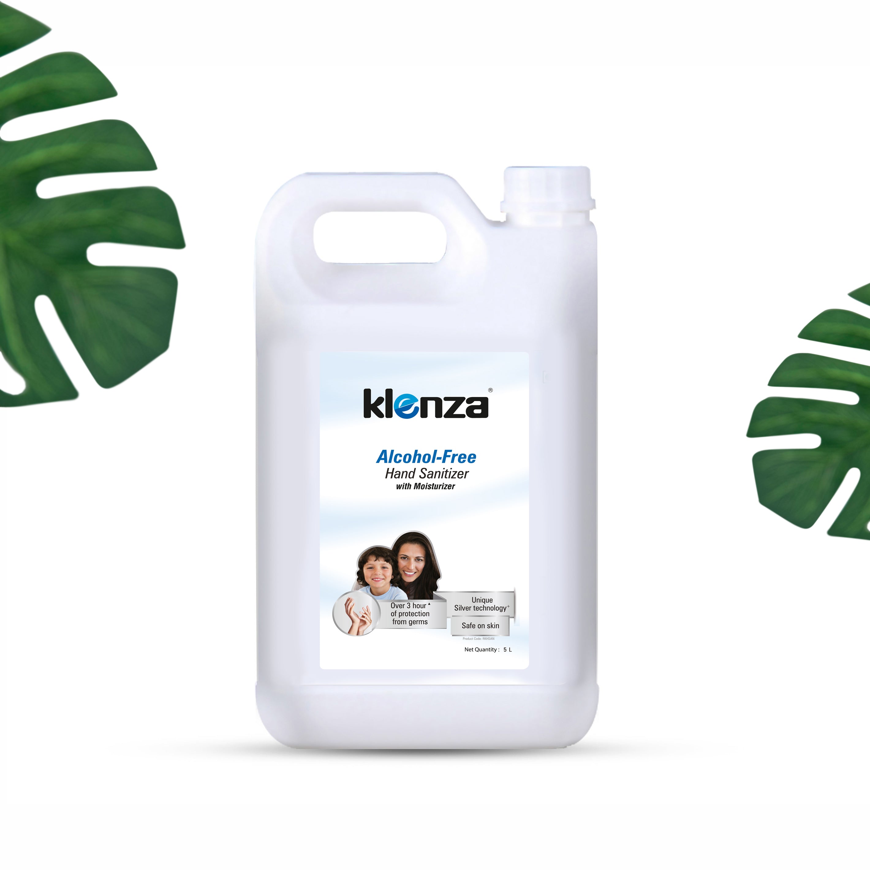 Klenza Alcohol-Free Hand Sanitizer 5L Refill Can